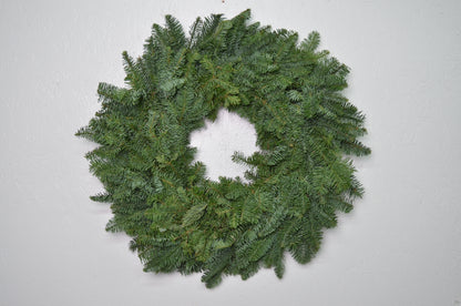 24" Plain Noble Fir Wreath