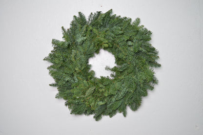 24" Plain Noble Fir Wreath