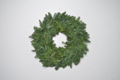 24" Plain Noble Fir Wreath