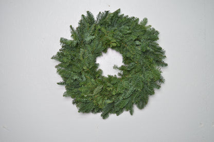 24" Plain Noble Fir Wreath